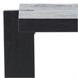 Safavieh Quigley Oak Accent Table in Black