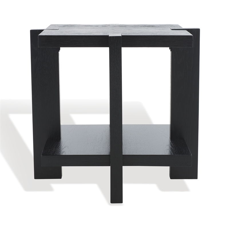 Safavieh Quigley Oak Accent Table in Black