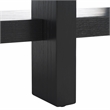 Safavieh Quigley Oak Console Table in Black
