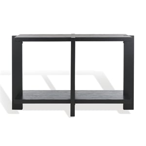 Safavieh Quigley Oak Console Table in Black