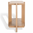 Safavieh Quigley Oak Console Table in Gray