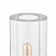 Safavieh Dellanora Iron Base Lighting in Silver / Clear