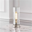 Safavieh Dellanora Iron Base Lighting in Silver / Clear