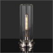 Safavieh Dellanora Iron Base Lighting in Silver / Clear