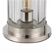Safavieh Dellanora Iron Base Lighting in Silver / Clear