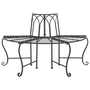 Safavieh Abia  Iron  Benches in Black