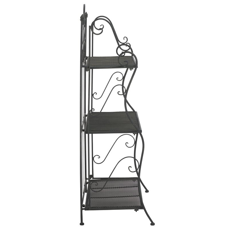 Safavieh Torus Iron Shelf Storage in Black