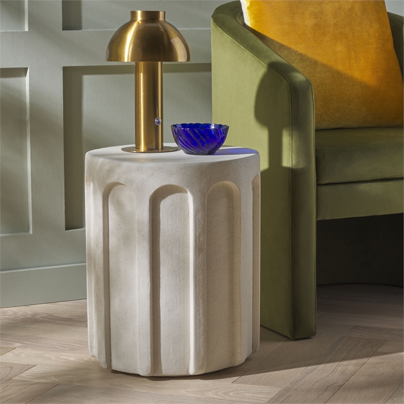 Safavieh Nikolaus Accent Table in White