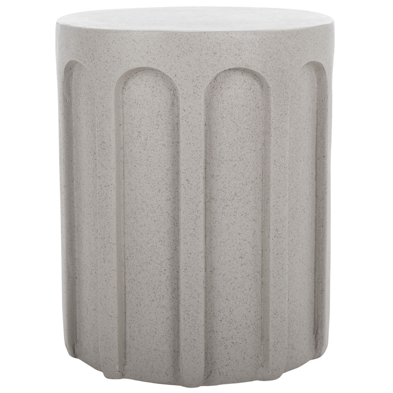 Safavieh Nikolaus Accent Table in Gray