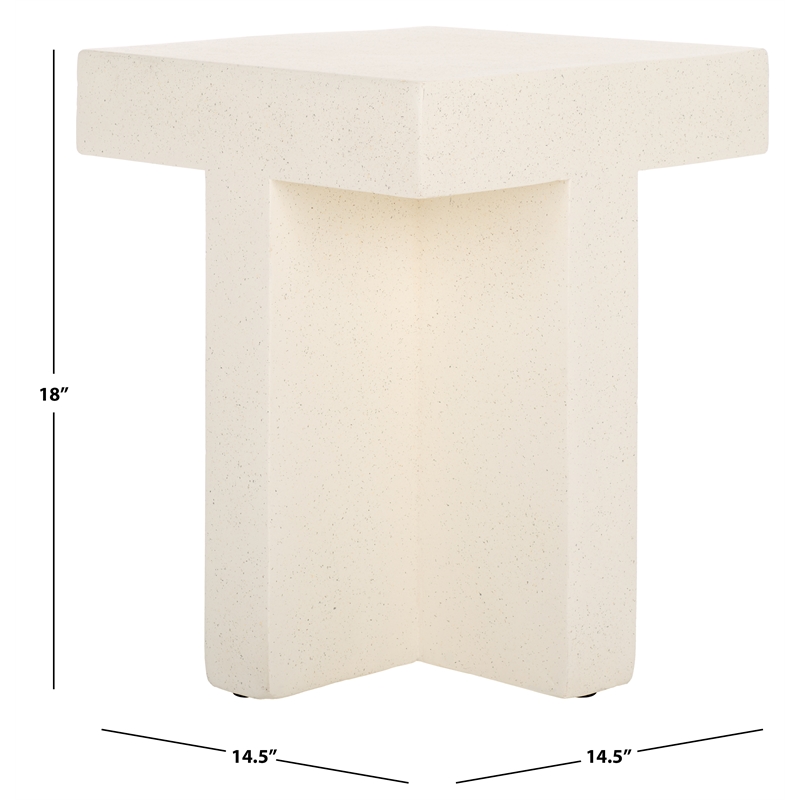Safavieh Aldrich Accent Table in White