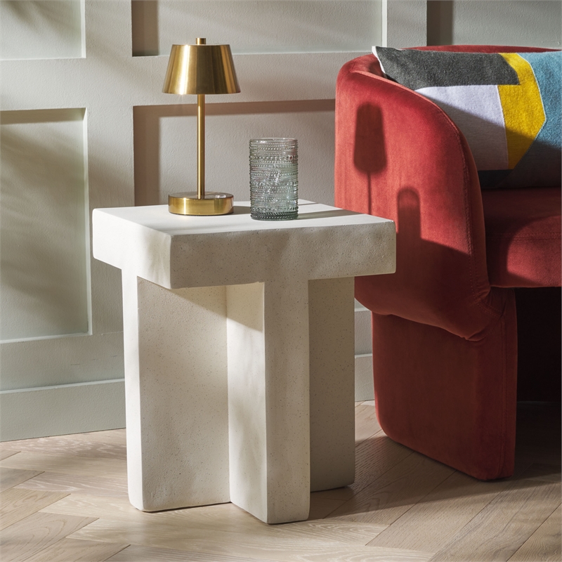 Safavieh Aldrich Accent Table in White