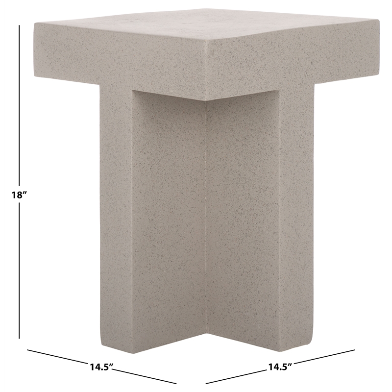 Safavieh Aldrich Accent Table in Gray