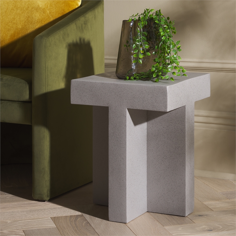 Safavieh Aldrich Accent Table in Gray