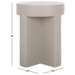Safavieh Aldrich Accent Table in Gray