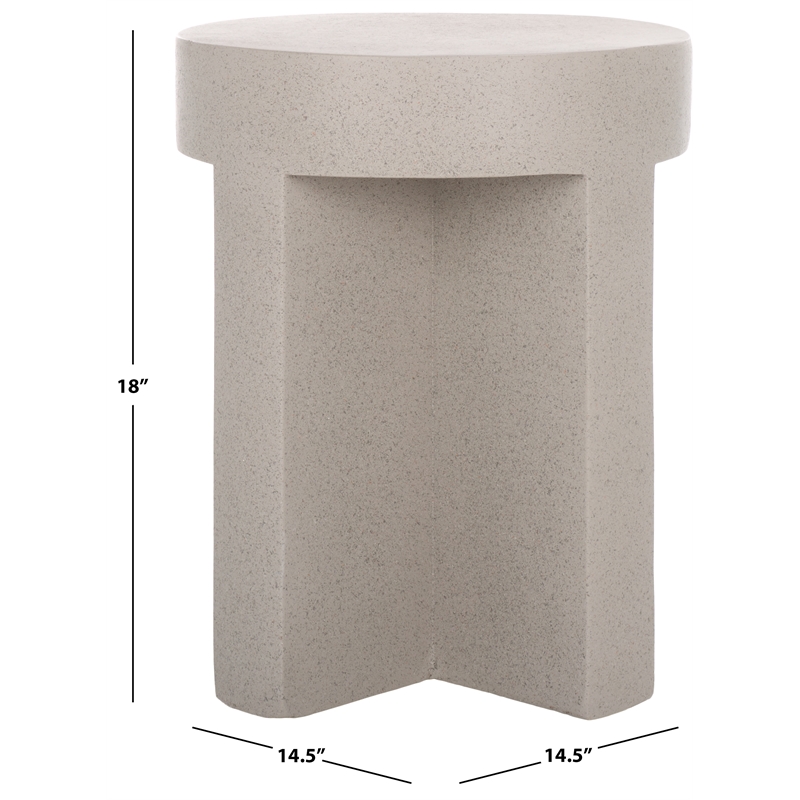 Safavieh Aldrich Accent Table in Gray