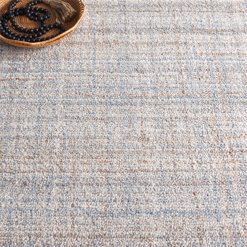 Safavieh Abstract 4' X 6' Polyester Hand Tufted Rug in Light Blue / Gray