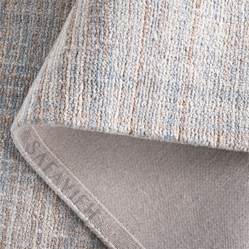 Safavieh Abstract 4' X 6' Polyester Hand Tufted Rug in Light Blue / Gray