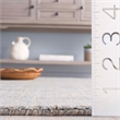 Safavieh Abstract 4' X 6' Polyester Hand Tufted Rug in Light Blue / Gray