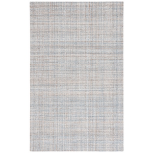 Safavieh Abstract 4' X 6' Polyester Hand Tufted Rug in Light Blue / Gray
