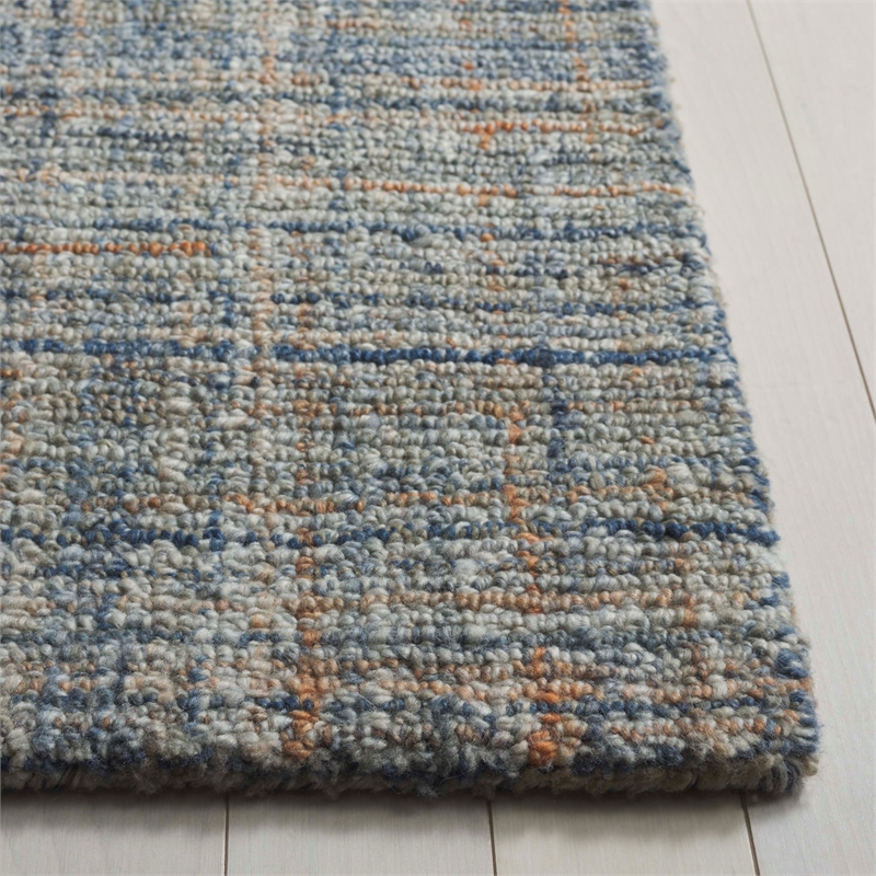 Safavieh Abstract 4' X 6' Polyester Hand Tufted Rug in Blue / Gray