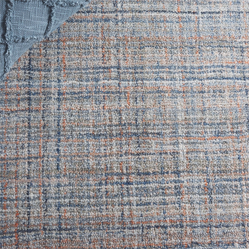 Safavieh Abstract 4' X 6' Polyester Hand Tufted Rug in Blue / Gray