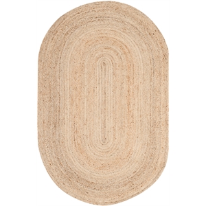 Safavieh Cape Cod 7'-0&quot x 9'-0&quot Oval Jute Hand Woven Rug in Natural