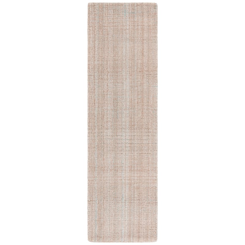 Safavieh Abstract 3' X 5' Polyester Hand Tufted Rug in Aqua / Brown