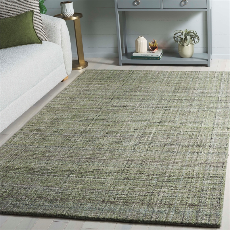 Safavieh Abstract 3' X 5' Polyester Hand Tufted Rug in Green