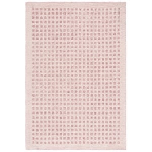 Safavieh Abstract 9' X 12' Wool Hand Tufted Rug in Pink
