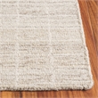 Safavieh Ebony 6' X 6' Square Wool Hand Tufted Rug in Ivory / Beige