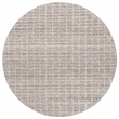 Safavieh Ebony 6' X 6' Round Wool Hand Tufted Rug in Ivory / Gray