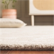 Safavieh Blossom 6' X 6' Round Wool Hand Tufted Rug in Beige / Ivory