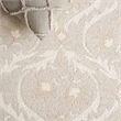 Safavieh Blossom 6' X 6' Round Wool Hand Tufted Rug in Silver / Ivory