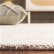 Safavieh Blossom 6' X 6' Round Wool Hand Tufted Rug in Silver / Ivory