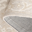 Safavieh Blossom 6' X 6' Round Wool Hand Tufted Rug in Silver / Ivory