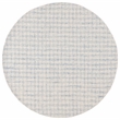 Safavieh Ebony 6' X 6' Round Wool Hand Tufted Rug in Blue / Ivory