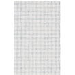 Safavieh Ebony 6' X 6' Square Wool Hand Tufted Rug in Blue / Ivory