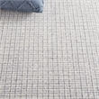 Safavieh Ebony 6' X 6' Round Wool Hand Tufted Rug in Light Blue / Ivory