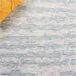 Safavieh Ebony 6' X 6' Round Wool Hand Tufted Rug in Ivory / Light Blue