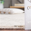 Safavieh Ebony 6' X 6' Round Wool Hand Tufted Rug in Ivory / Gray