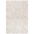 Safavieh Ebony 6' X 6' Square Wool Hand Tufted Rug in Ivory / Gray