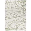 Safavieh Ebony 6' X 6' Square Wool Hand Tufted Rug in Ivory / Green
