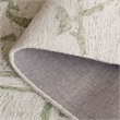 Safavieh Ebony 6' X 6' Square Wool Hand Tufted Rug in Ivory / Green