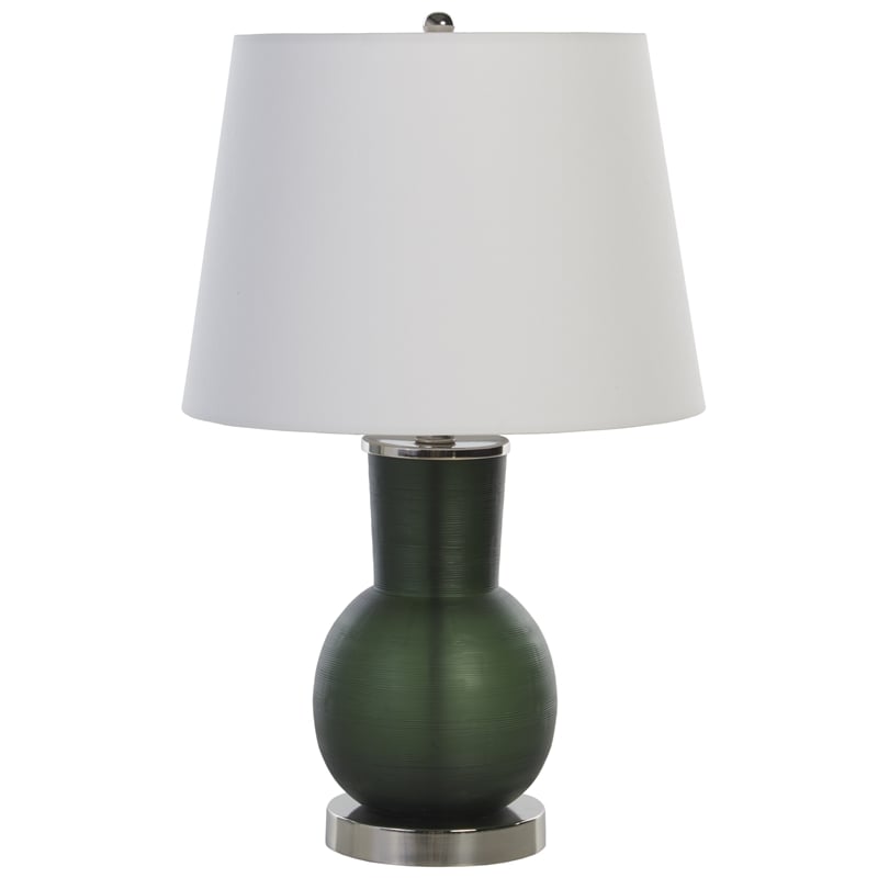 Safavieh Nirav Glass Table Lamp in Green