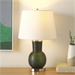 Safavieh Nirav Glass Table Lamp in Green