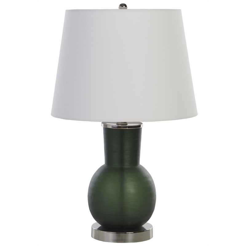 Safavieh Nirav Glass Table Lamp in Green