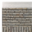 Safavieh Hamza Rectangular Prism Solid Wood Coffee Table in Black/Pearl