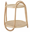 Safavieh Althea Rattan Accent Table in Natural