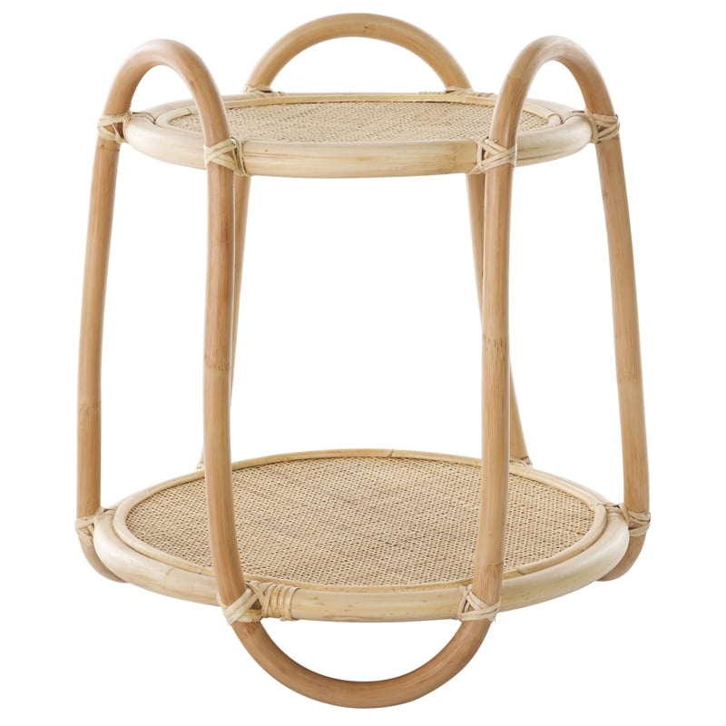 Safavieh Althea Rattan Accent Table in Natural