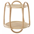 Safavieh Althea Rattan Accent Table in Natural